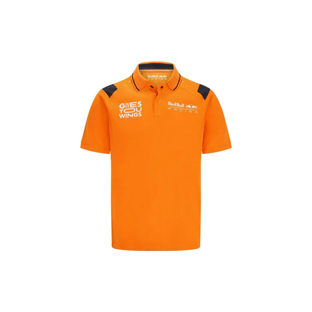 Cmc Motorsports Premium Quality Top Grade Red Bull Racing F1 Men&#39;s Max Verstappen Polo Shirt Orange 