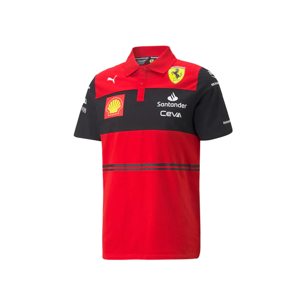 Cmc Motorsports Premium Quality Top Grade Scuderia Fer-rari F1 Men&#39;s 2022 Team Polo Shirt Red 