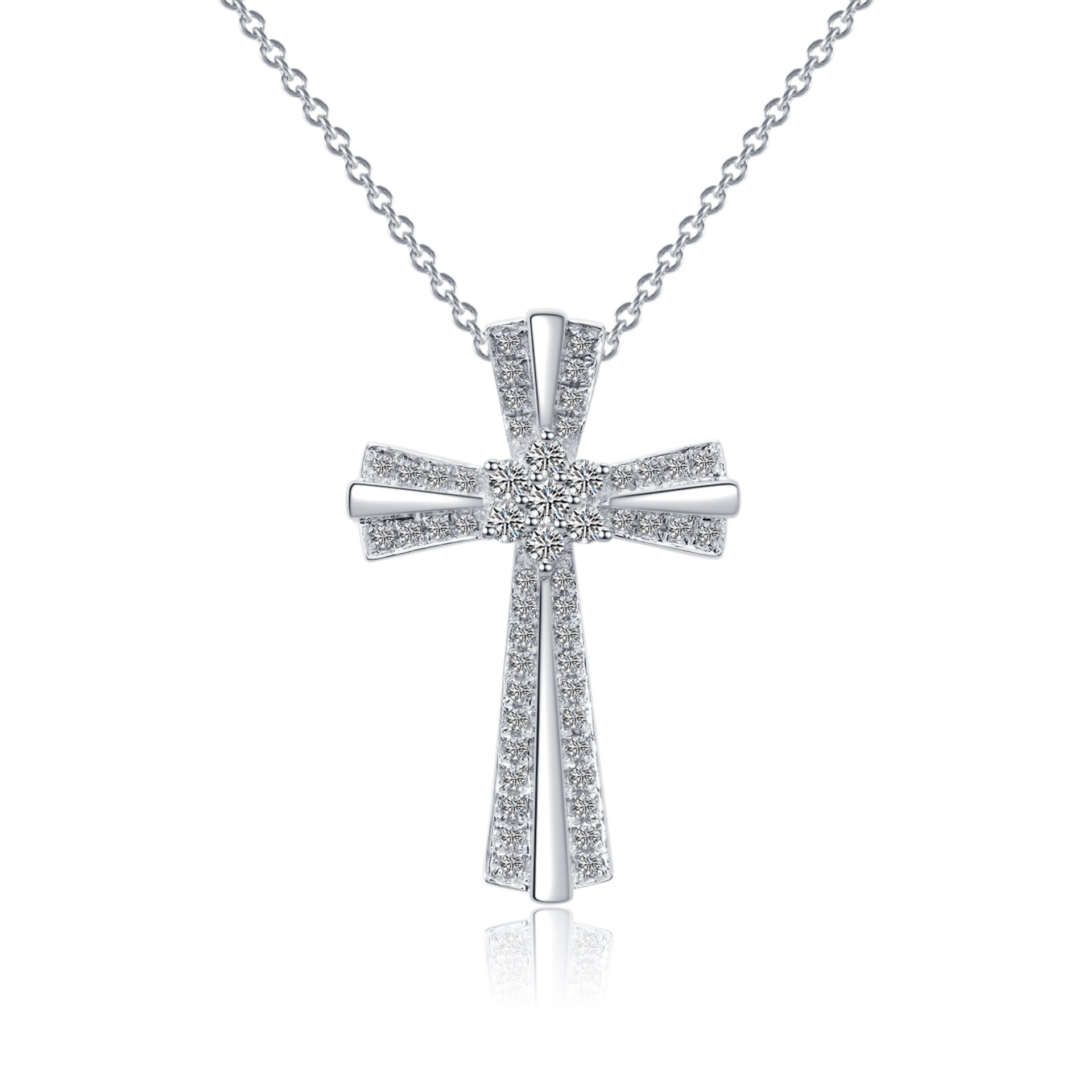 Lee Hwa Jewellery Charise Cross Diamond Pendant