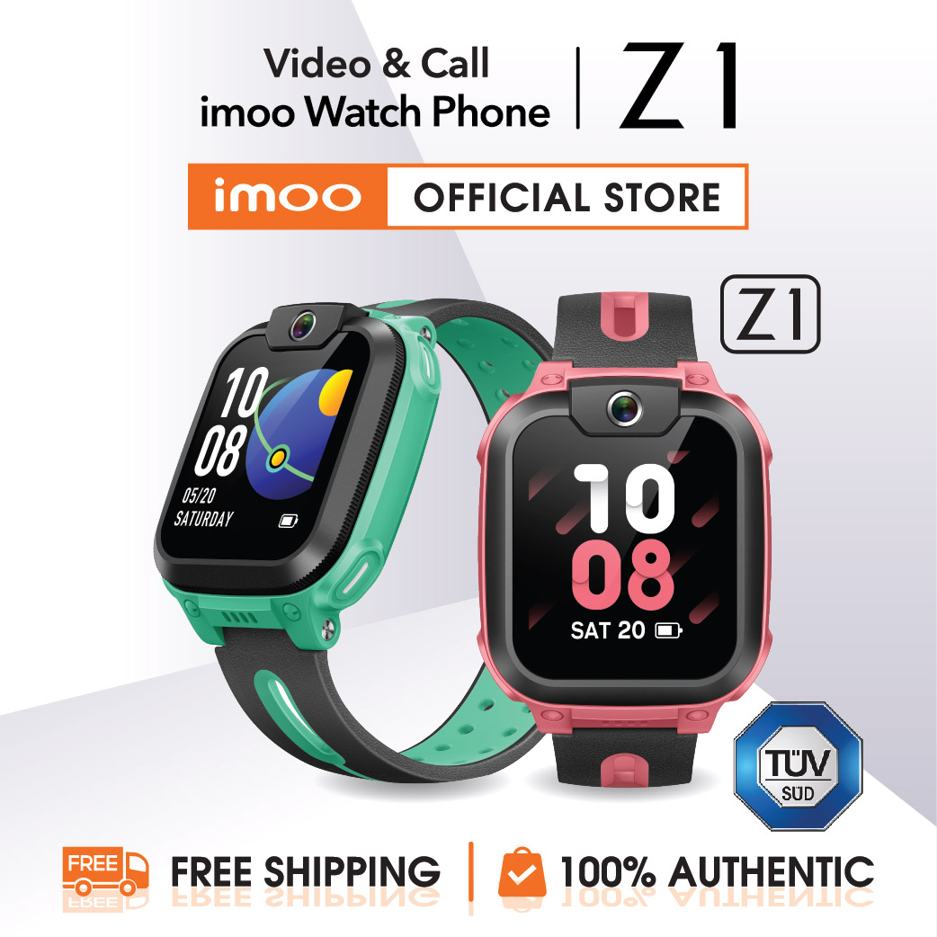 imoo Watch Phone Z1 Kids Smart Watch Phone (Touch Screen, Android, GPS Tracking, Video Call, Chat, 4G, Water Resistant) For Teen Boys Girls